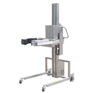 Elevador rotatorio de bidones semieléctrico serie ESJF150